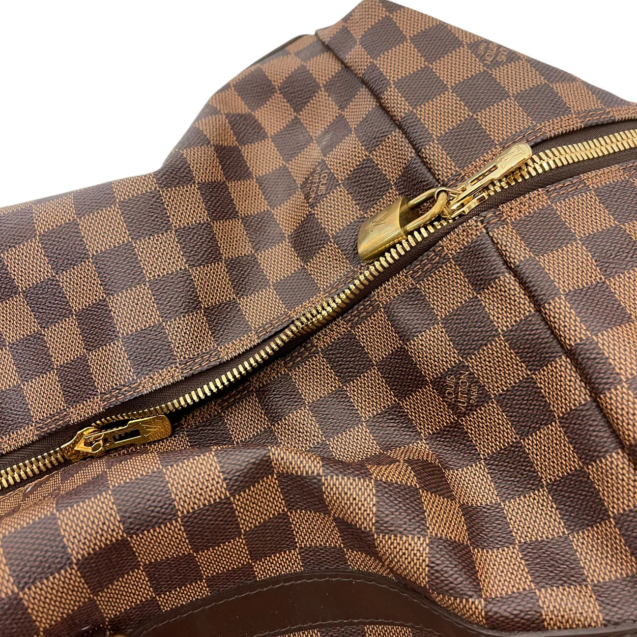 Louis Vuitton Eole 60 Damier Ebene Rolling Luggage Travel Duffle Bag