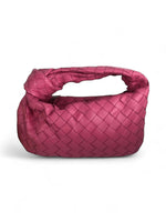 将图片加载到图库查看器，Bottega Veneta Nappa Intrecciato Jodie Mini Raspberry Pink
