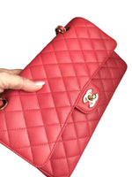 Load image into Gallery viewer, Chanel Timeless Classic Medium Pink Caviar Gold-tone Hardware M/L
