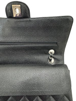 Load image into Gallery viewer, Chanel Timeless Classic Medium M/L Black Caviar Silver-tone Hardware
