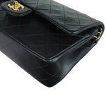 Load image into Gallery viewer, Chanel Timeless Classic Medium - Vintage. Black Diamond Quilted Lambskin, 24kt Gold-plated Hardware
