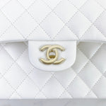 Load image into Gallery viewer, Chanel Timeless Classic Small White Caviar Gold-tone Hardware
