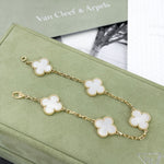 Load image into Gallery viewer, Van Cleef and Arpels Vintage VCA Alhambra 5 Motifs Bracelet
