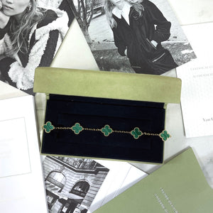 Van Cleef and Arpels Vintage Alhambra 5 Motifs Bracelet- VCA