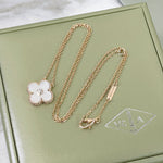 Load image into Gallery viewer, Van Cleef and Arpels Vintage Alhambra 1 Motif, Limited Edition Holiday Pendant Necklace
