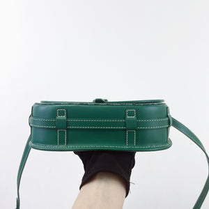 Goyard Belvedere PM Green Goyardine Canvass Palladium Hardware