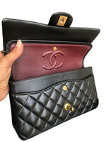 Charger l&#39;image dans la galerie, Chanel Timeless Classic Medium Black Lambskin Gold-tone Hardware
