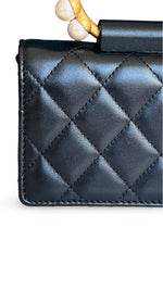 Load image into Gallery viewer, Chanel Pearl Handle Clutch with Chain
