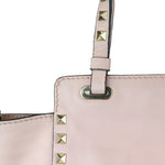 Charger l&#39;image dans la galerie, VALENTINO Rockstud Tote Small Vitello Beige Pink LGHW
