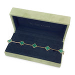 Charger l&#39;image dans la galerie, Van Cleef and Arpels Vintage Alhambra 5 Motifs Bracelet VCA
