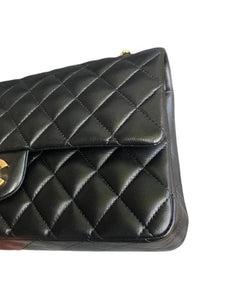 Chanel Timeless Classic Medium Black Lambskin Gold-tone Hardware