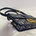 Load image into Gallery viewer, Christian Dior Montaigne 30, Blue Dior Oblique Jacquard Gold-tone Hardware
