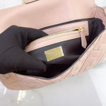 Load image into Gallery viewer, Fendi Medium Nappa FF 1974 Embossed Baguette Rose Pink, Gold-tone Hardware
