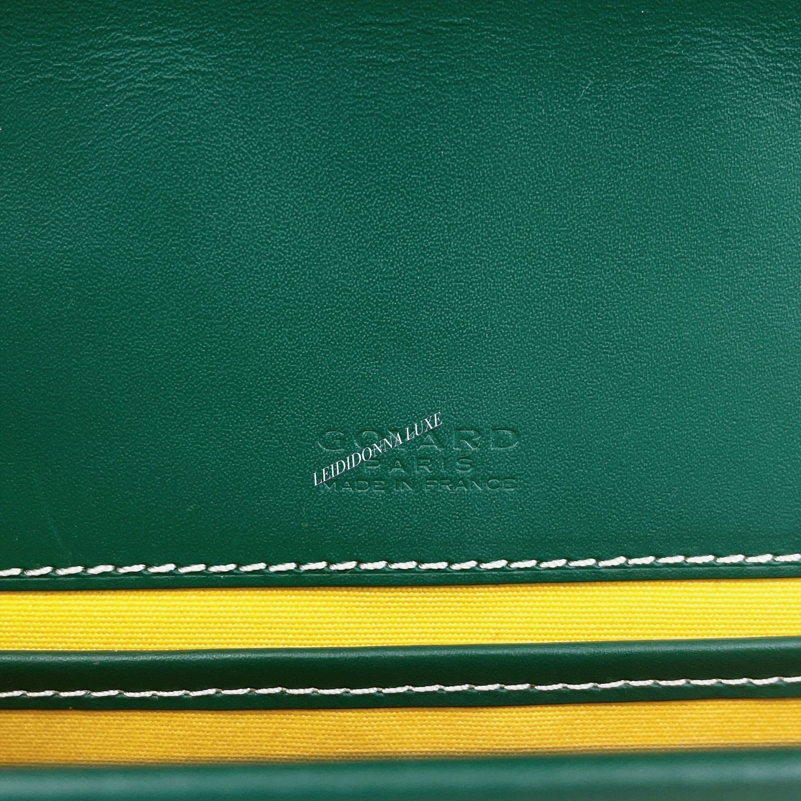 Goyard Belvedere PM Green Goyardine Canvass Palladium Hardware