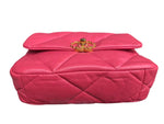 将图片加载到图库查看器，Chanel19 Pink Goatskin Mixed Hardware Small
