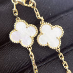 Charger l&#39;image dans la galerie, Van Cleef And Arpels VCA Vintage Alhambra 10 Motifs White Mother of Pearl Yellow Gold
