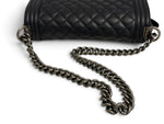 Charger l'image dans la galerie, Chanel Leboy Old Medium Black Calfskin, Ruthenium Hardware
