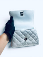 将图片加载到图库查看器，Chanel Coco Handle Mini 21K Blue Caviar Gold-tone Hardware
