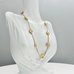 Load image into Gallery viewer, Van Cleef and Arpels Vintage Alhambra 10 Motifs Guilloche Necklace - Vca
