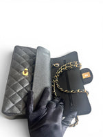 Charger l'image dans la galerie, Chanel Timeless Classic Small Black Caviar Gold-tone Hardware
