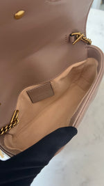 Load image into Gallery viewer, Gucci Marmont Super Mini Matellase Dusty Pink
