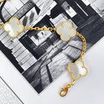 Load image into Gallery viewer, Van Cleef and Arpels Vintage Alhambra 5 Motifs Bracelet - Vca
