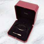 将图片加载到图库查看器，Cartier Love Bracelet, Small Model Rose Gold Size 16
