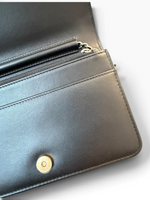 Load image into Gallery viewer, Chanel Gabrielle Quilted Wallet on Chain, Black Calfskin, Mixed-tone Hardware
