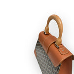 Charger l&#39;image dans la galerie, Goyard Saigon PM Tan/Black Gold-Tone Hardware
