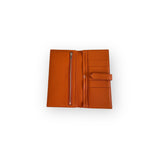 Charger l&#39;image dans la galerie, Hermes H Bearn Wallet Orange Chevre Mysore Palladium Hardware
