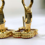 Load image into Gallery viewer, Van Cleef and Arpels Vintage Alhambra 1 Motif Earrings - Vca
