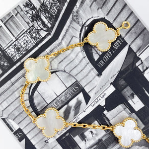 Van Cleef and Arpels Vintage Alhambra 5 Motifs Bracelet - Vca