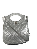 Load image into Gallery viewer, Chanel 31 Bag Silver Crumpled Calfskin Silver-tone Hardware
