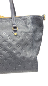 Louis Vuitton Lumineuse PM Navy Empreinte Gold-tone Hardware