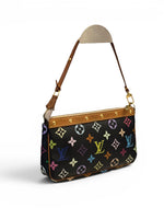 Charger l'image dans la galerie, Louis Vuitton x Takashi Murakami Monogram Multicolore Pochette Accessoires - Black
