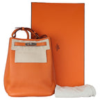 Charger l&#39;image dans la galerie, Hermes So Kelly 22 Togo Calfskin Orange SHW
