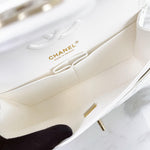 Load image into Gallery viewer, Chanel Timeless Classic Small White Caviar Gold-tone Hardware
