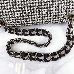 Chanel Shoulder Bag Houndstooth Tweed