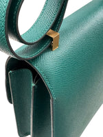 Load image into Gallery viewer, Hermes Constance 24	Malachite Epsom 24kt Gold-Plated Hardware Stamp A
