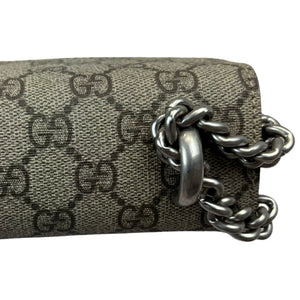 Gucci Dionysus Small GG Supreme Monogram Taupe RHW LeidiDonna Luxe Inc