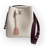 Load image into Gallery viewer, Louis Vuitton LV Lovelock Bucket Bag Grained Calfskin Silver-tone Hardware
