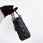 Load image into Gallery viewer, Christian Dior My Lady ABCDior Small Black Lambskin Gold-tone Hardware
