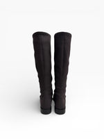 将图片加载到图库查看器，Stuart Weitzman 50/50 Greer City Knee-high Suede Boots Size 37.5
