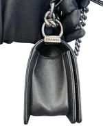 Charger l&#39;image dans la galerie, Chanel Leboy Small Quilted Black Caviar / Grained Calfskin, Ruthenium Hardware
