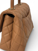 Charger l'image dans la galerie, Chanel Coco Handle Mini 21P Caramel Caviar Gold-tone Hardware
