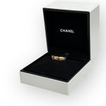 将图片加载到图库查看器，Chanel Coco Crush Quilted Ring, Beige/Pink Gold
Size 58EU/8.5US, Small (Middle) Version
