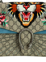 Load image into Gallery viewer, Gucci Dionysus GG Supreme Tiger - Large Crystal Embellished, Silver-tone Hardware
