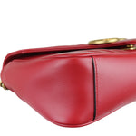 Charger l&#39;image dans la galerie, GUCCI GG Marmont Small Calfskin Matelasse Red GHW
