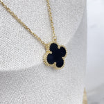 Load image into Gallery viewer, Van Cleef and Arpels Vintage Alhambra 1 Motif Pendant and Necklace - Vca
