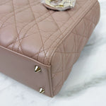 Charger l&#39;image dans la galerie, Christian Dior Lady Dior Medium French Pink Gold-tone Hardware
